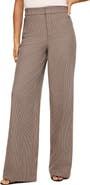 SPANX® Microcheck Wide Leg Pants