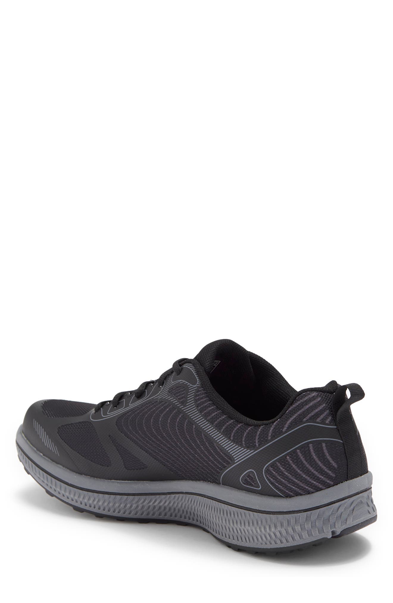 Go Run Consistent Fleet Rush Running Shoe, Alternate, color, BKGY