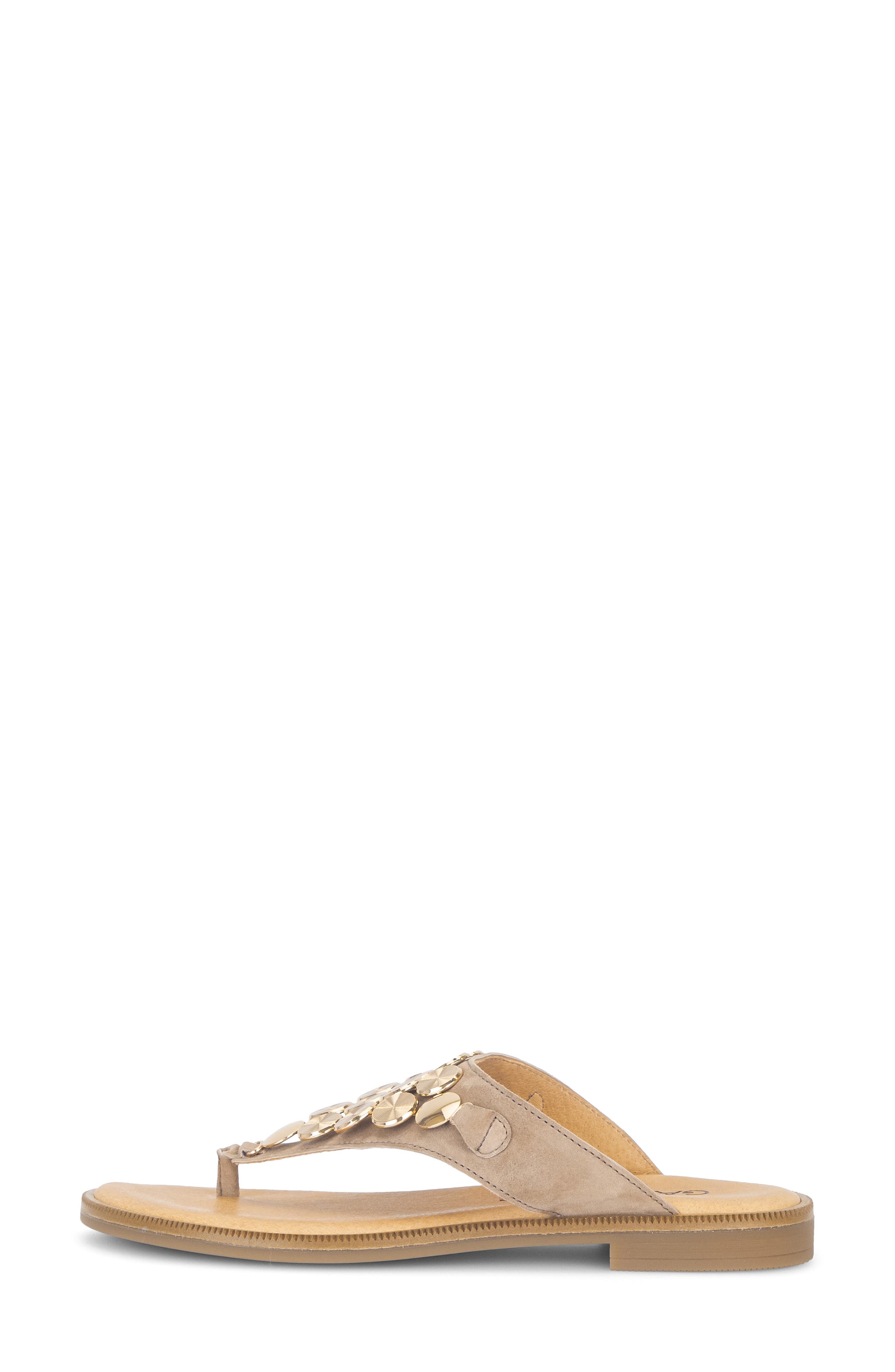 Gabor Studded Sandal, Alternate, color, Sand