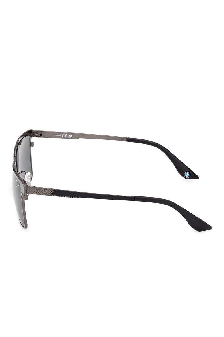 57mm Sunglasses, Alternate, color, MATTE GUNMETAL / SMOKE