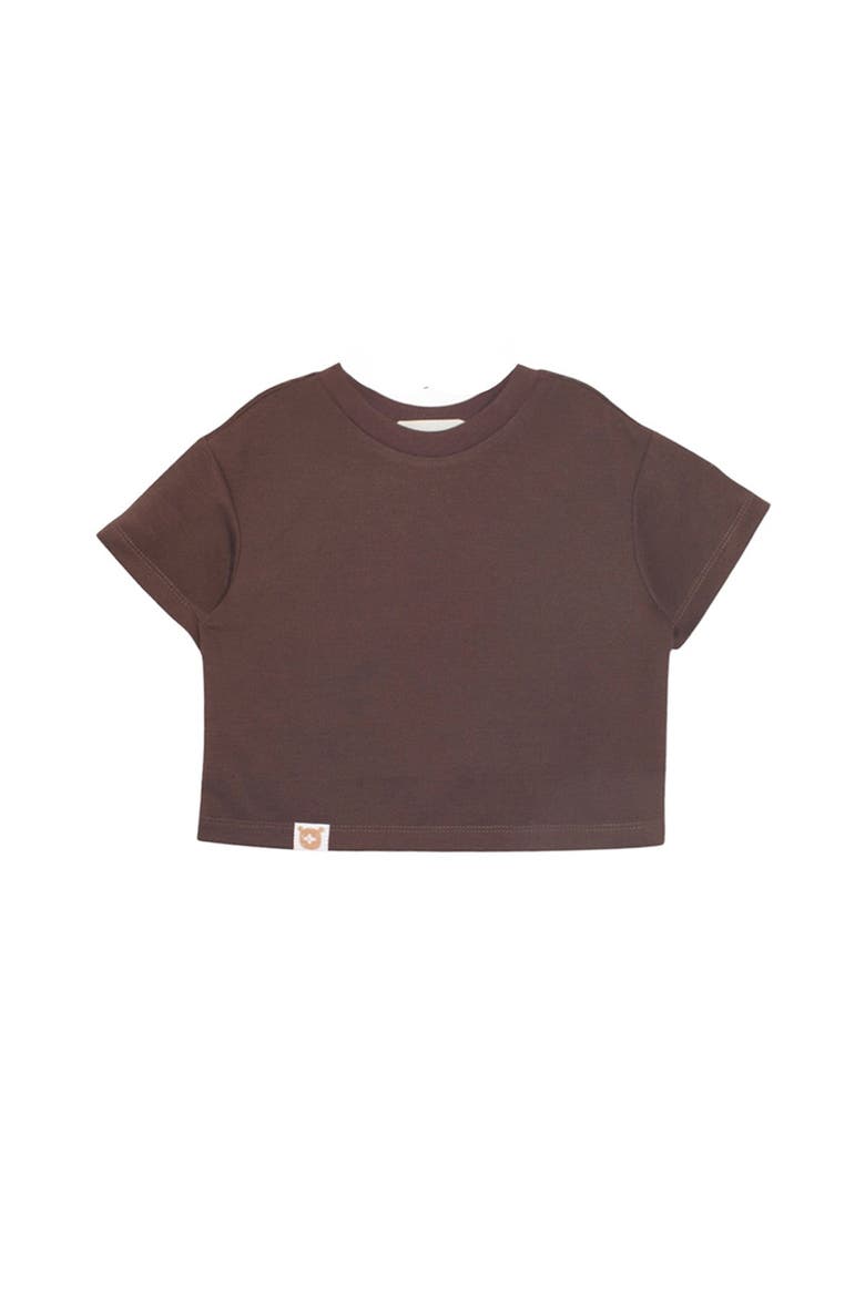 Nash Brown Short Sleeve Top, Main, color, Brown