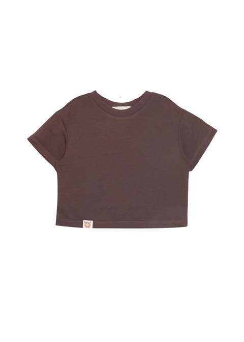 Nash Brown Short Sleeve Top (Toddler, Little Kid & Big Kid)