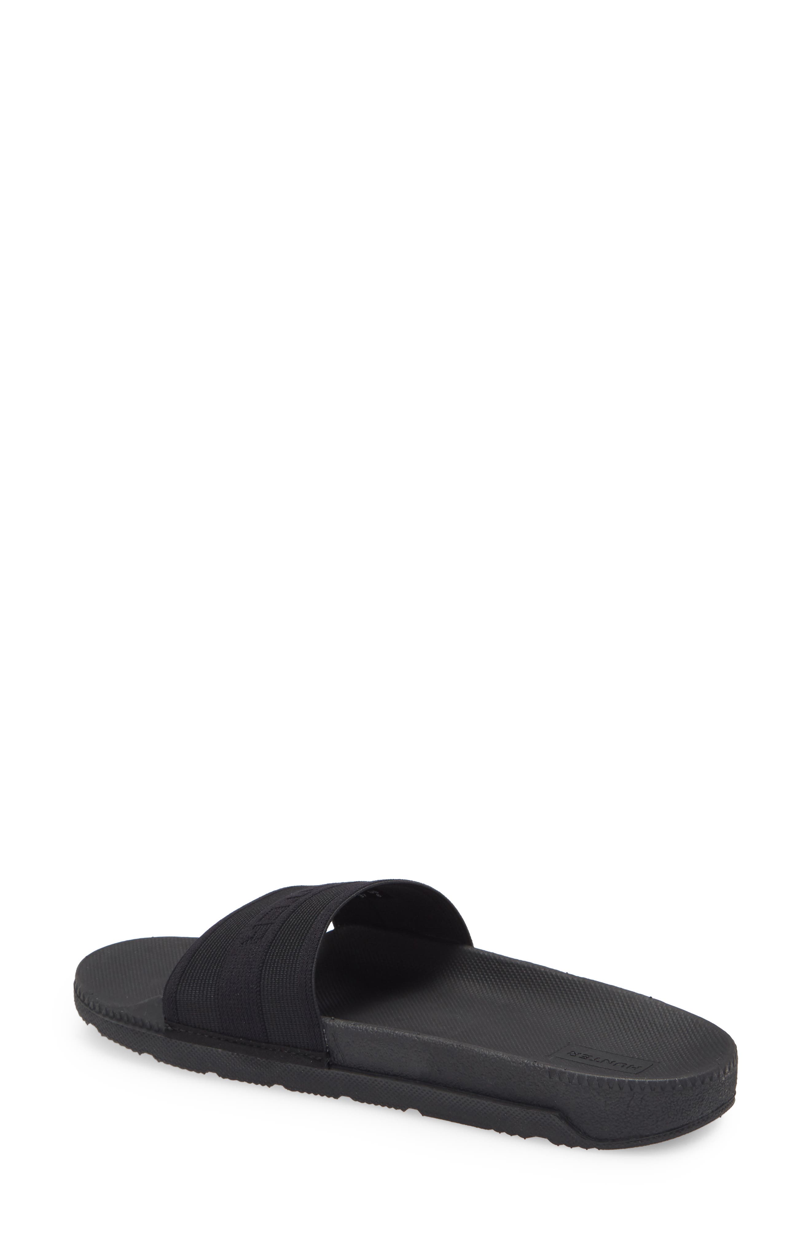 Hunter Original Elastic Slide Sandal, Alternate, color, 