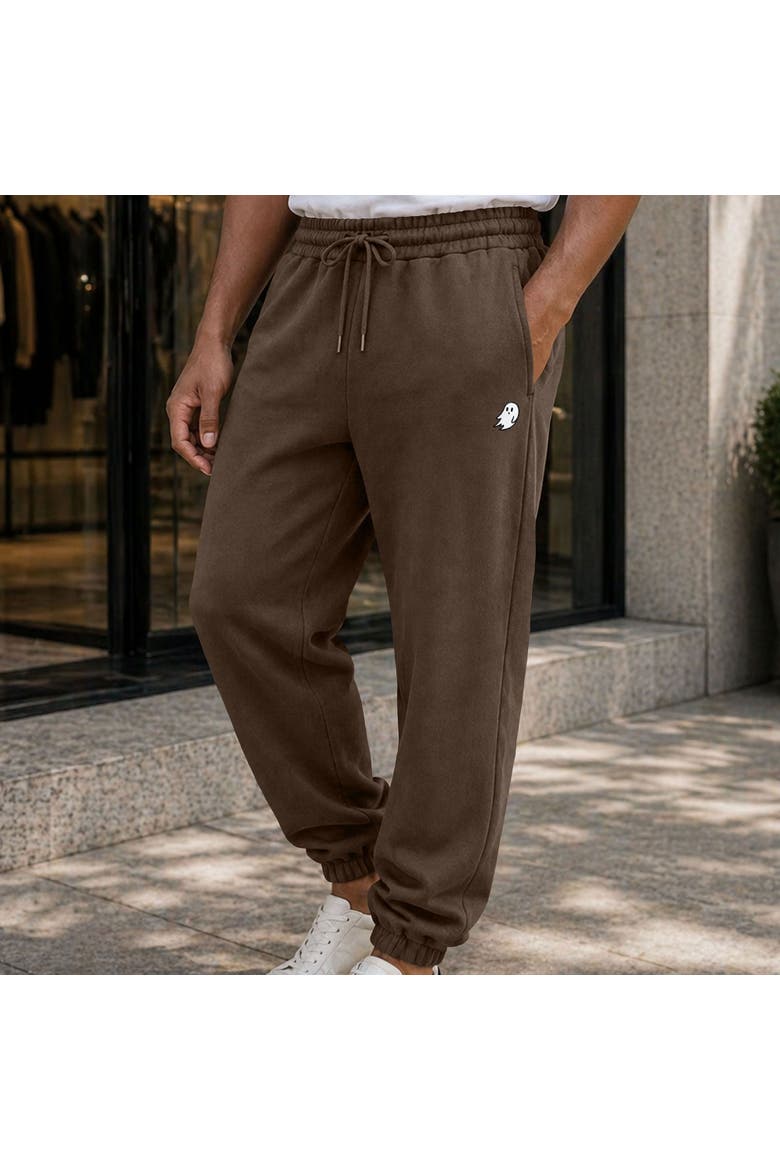 Ghost Midweight Fleece Regular Fit Track Pants, Alternate, color, Walnut
