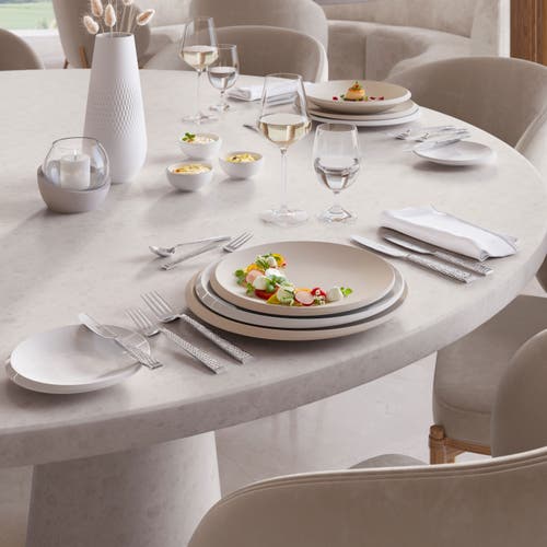 Villeroy & Boch Newmoon Beige Oversized Dinner Plate In Beige