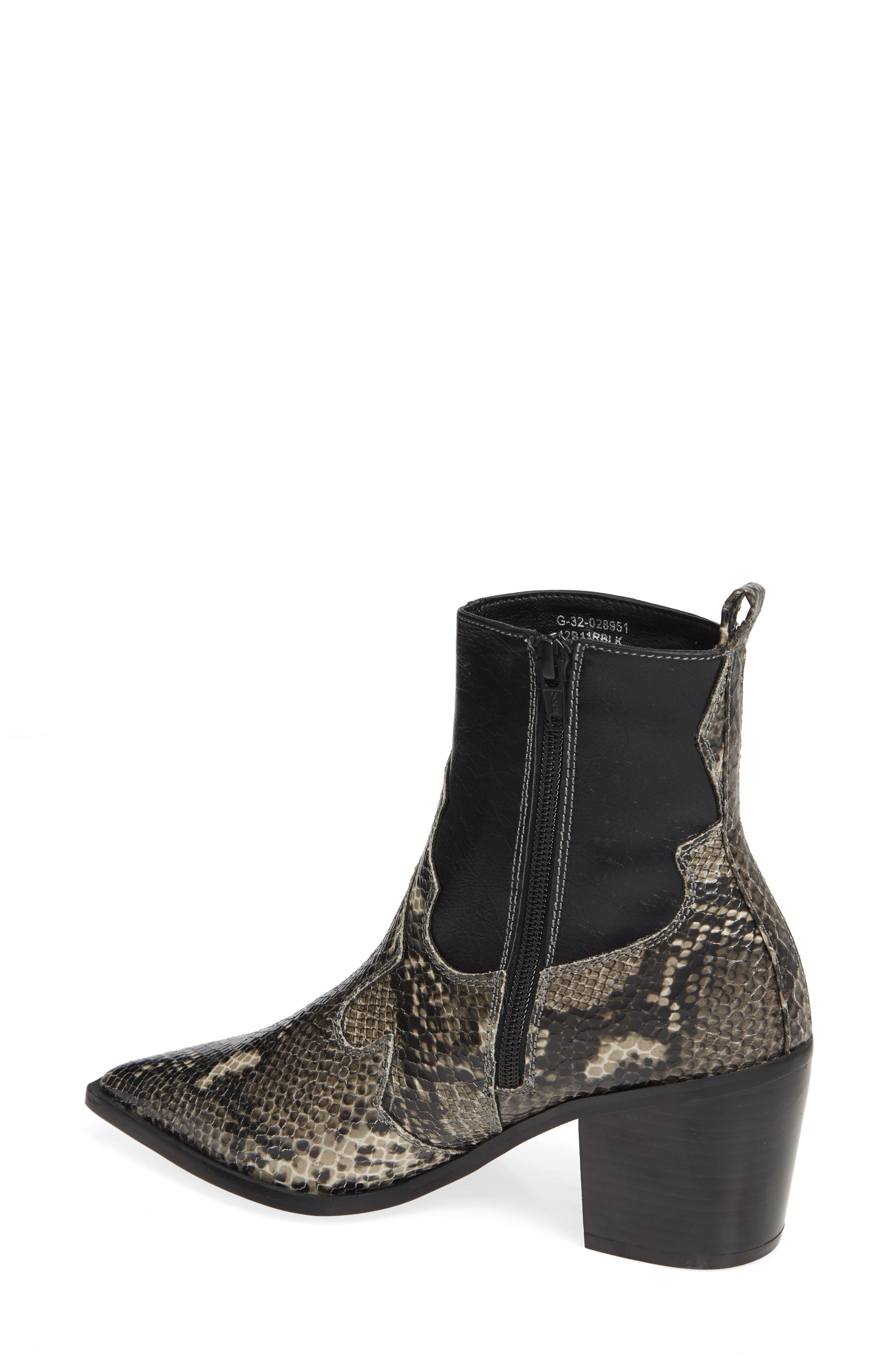 Topshop Bliss Western Boot, Alternate, color, 