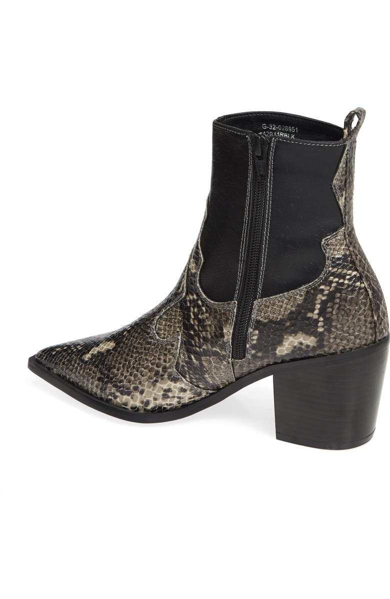 Topshop Bliss Western Boot, Alternate, color,