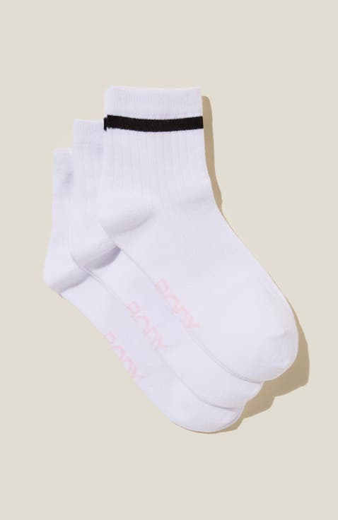 Women's Active Body Mid Crew Socks 3Pk