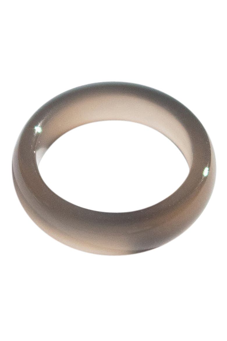 Mist Grey purple jade stone ring, Main, color, Grey