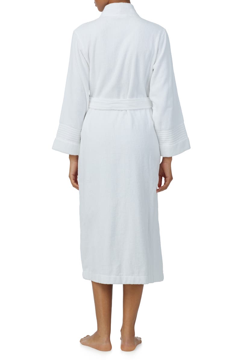 Lauren Ralph Lauren Tie Waist Terry Robe, Alternate, color, White