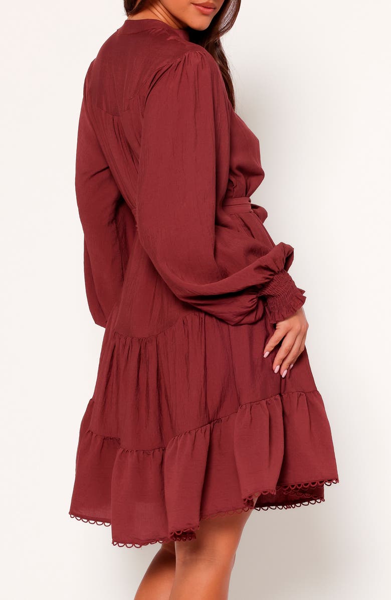 Petal & Pup Pierce Long Sleeve Minidress, Alternate, color,