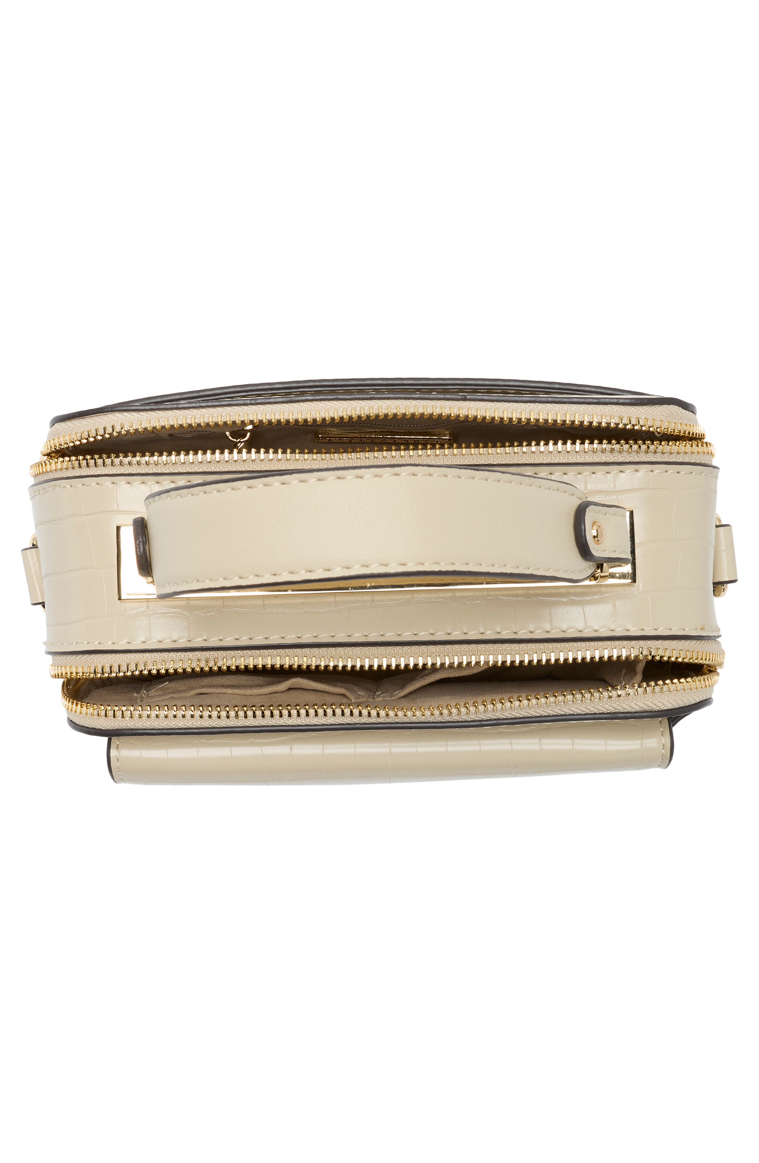 Steve Madden Clarke Crossbody Bag, Alternate, color, Oatmilk Croco