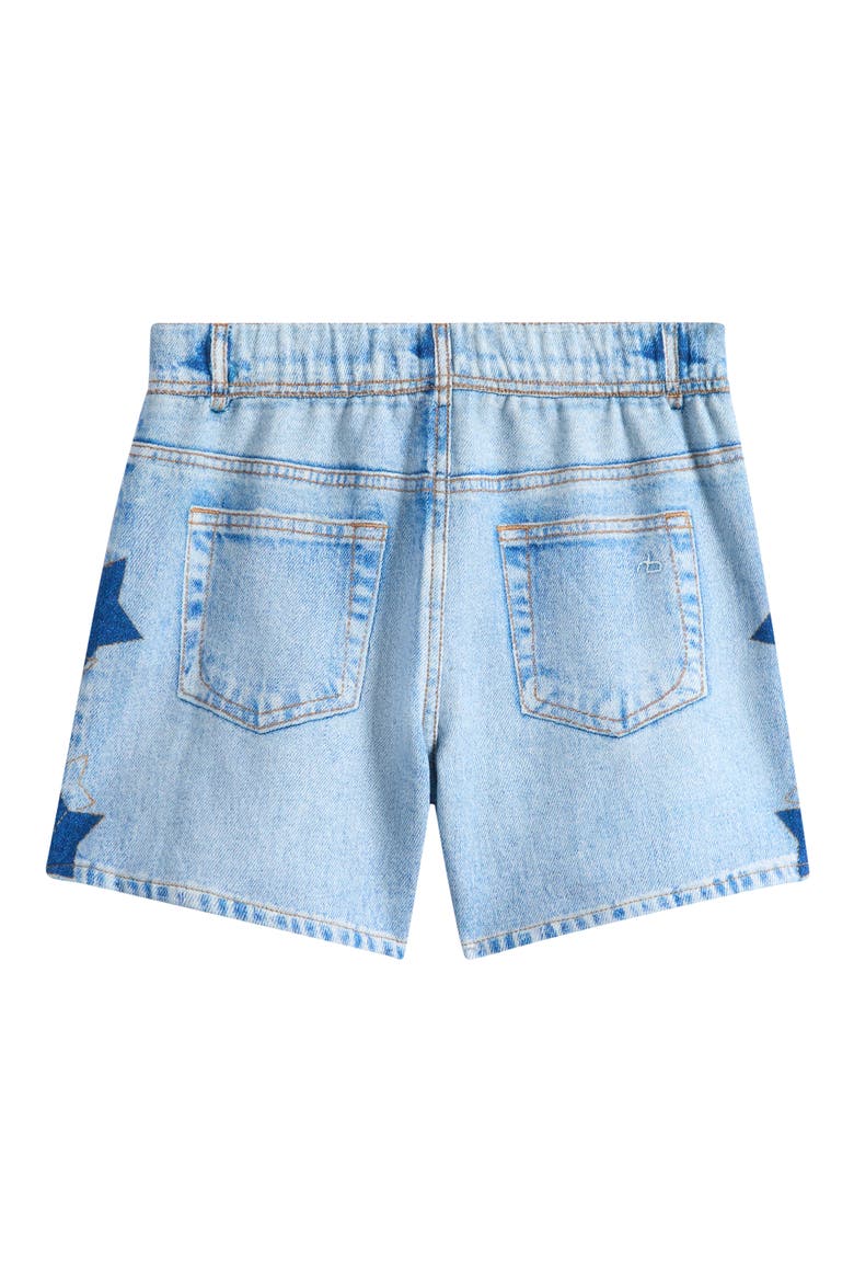 Kids' Miramar Terry Star Shorts, Alternate, color, ARIA