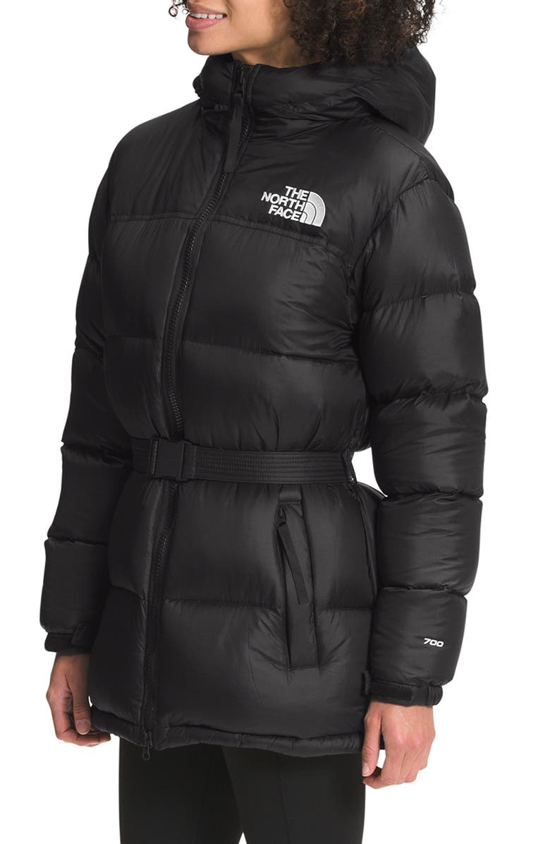 The North Face Nuptse<sup>®</sup> Belted Water Repellent 700 Fill Power Down Jacket, Alternate, color,