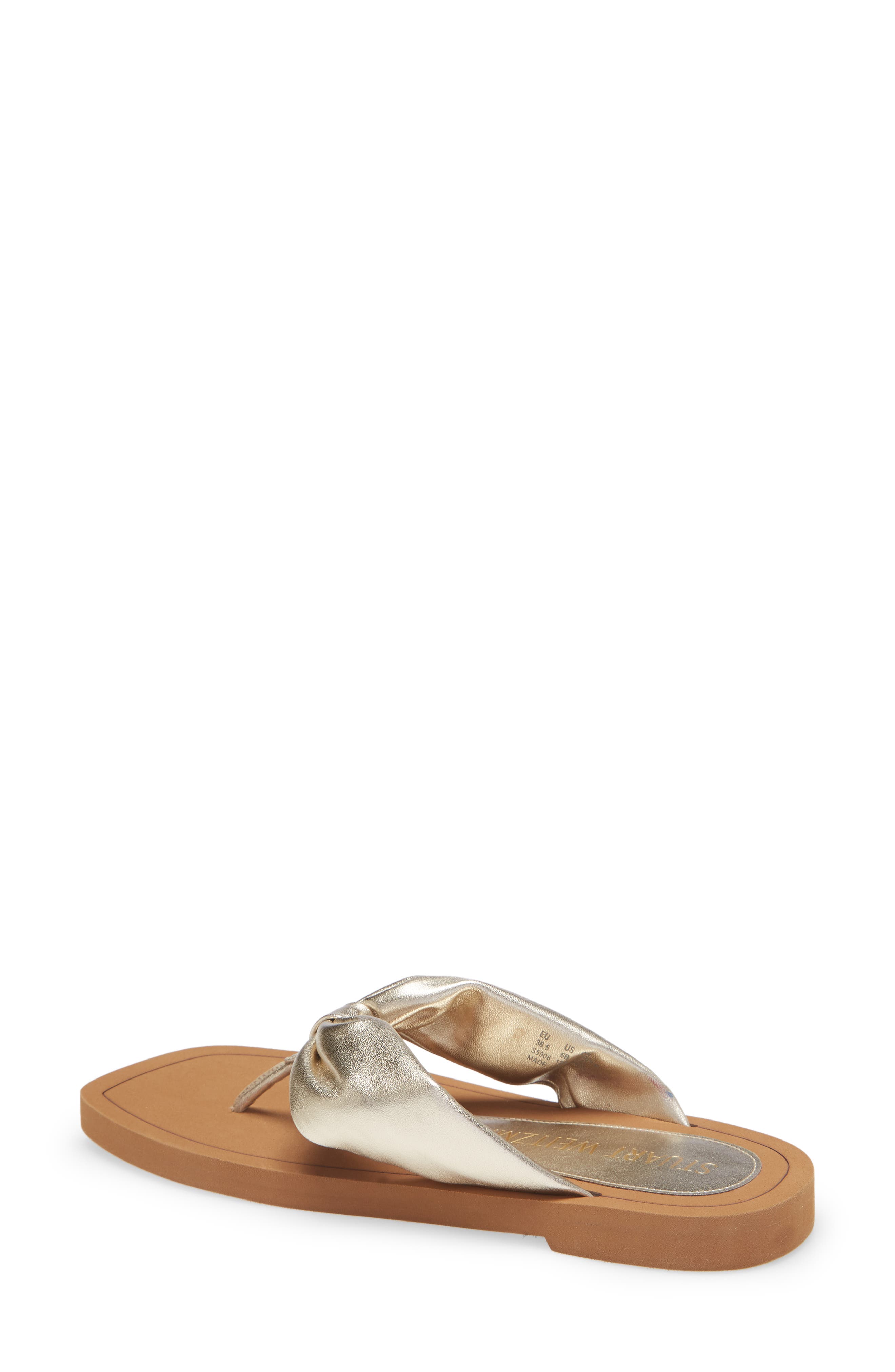 Cassie Flip Flop, Alternate, color, PLATINO