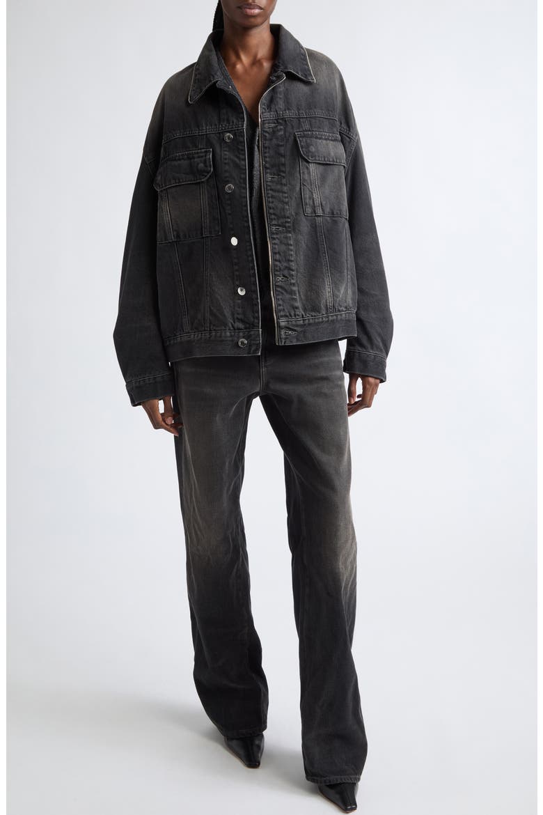 Legacy Denim Jacket, Alternate, color, VINTAGE BLACK