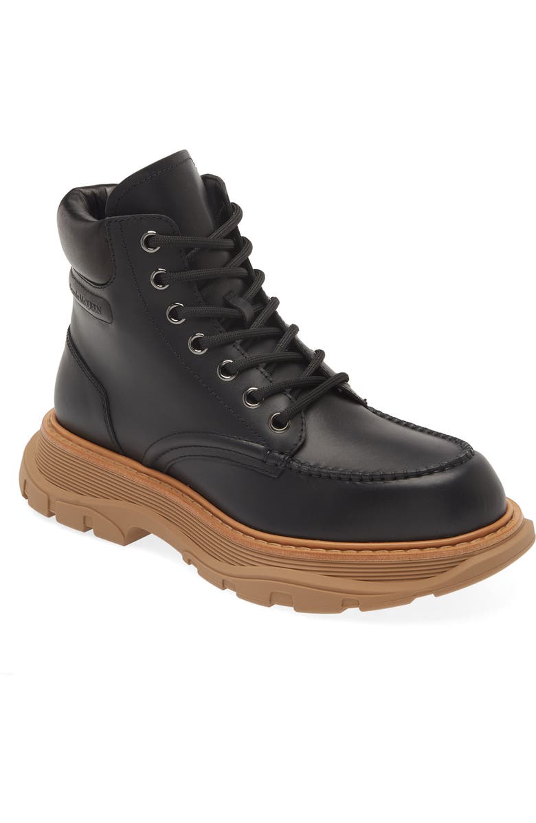 McQueen Lace-Up Boot, Main, color,