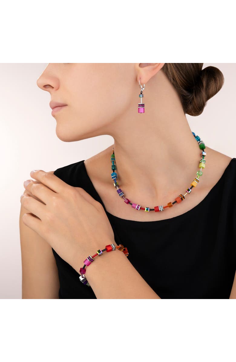 COEUR DE LION Geocube Rainbow Bracelet, Alternate, color, Multicolor