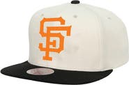 Mitchell & Ness Men's Mitchell & Ness Cream San Francisco Giants Cooperstown Collection Basic Flip Snapback Hat
