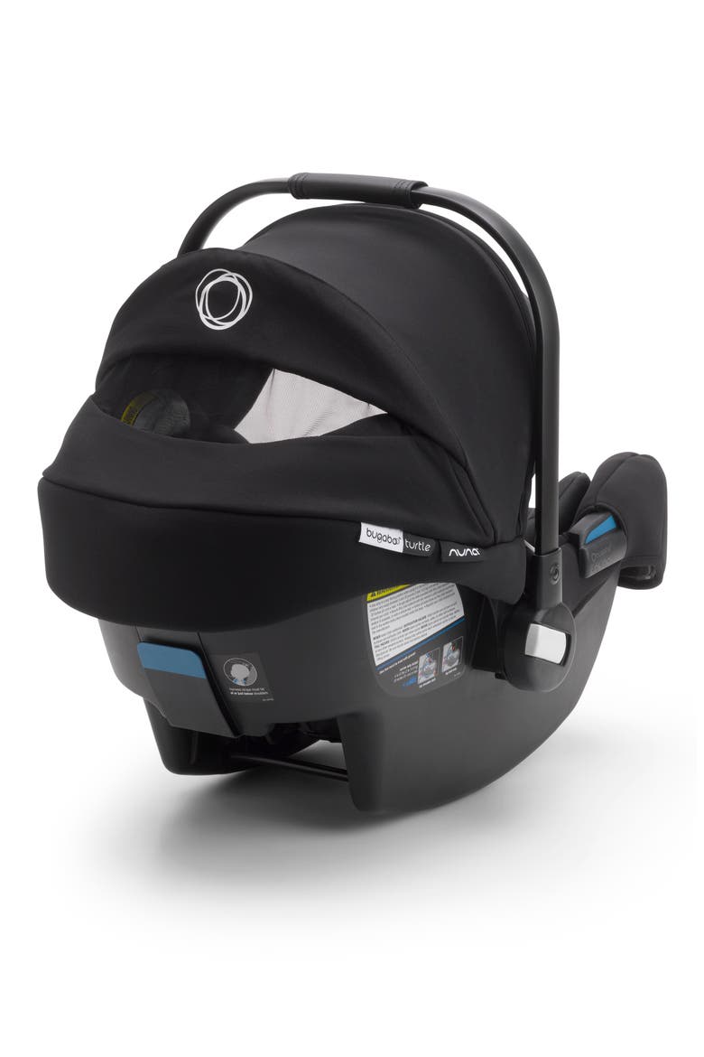 x nuna Turtle One Car Seat & Base, Alternate, color, BLACK