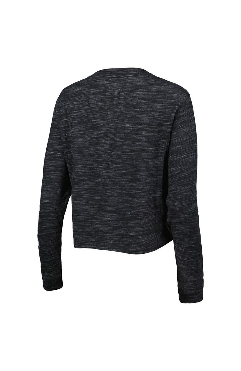 New Era Women's New Era Black Pittsburgh Steelers Crop Long Sleeve T-Shirt, Alternate, color, 