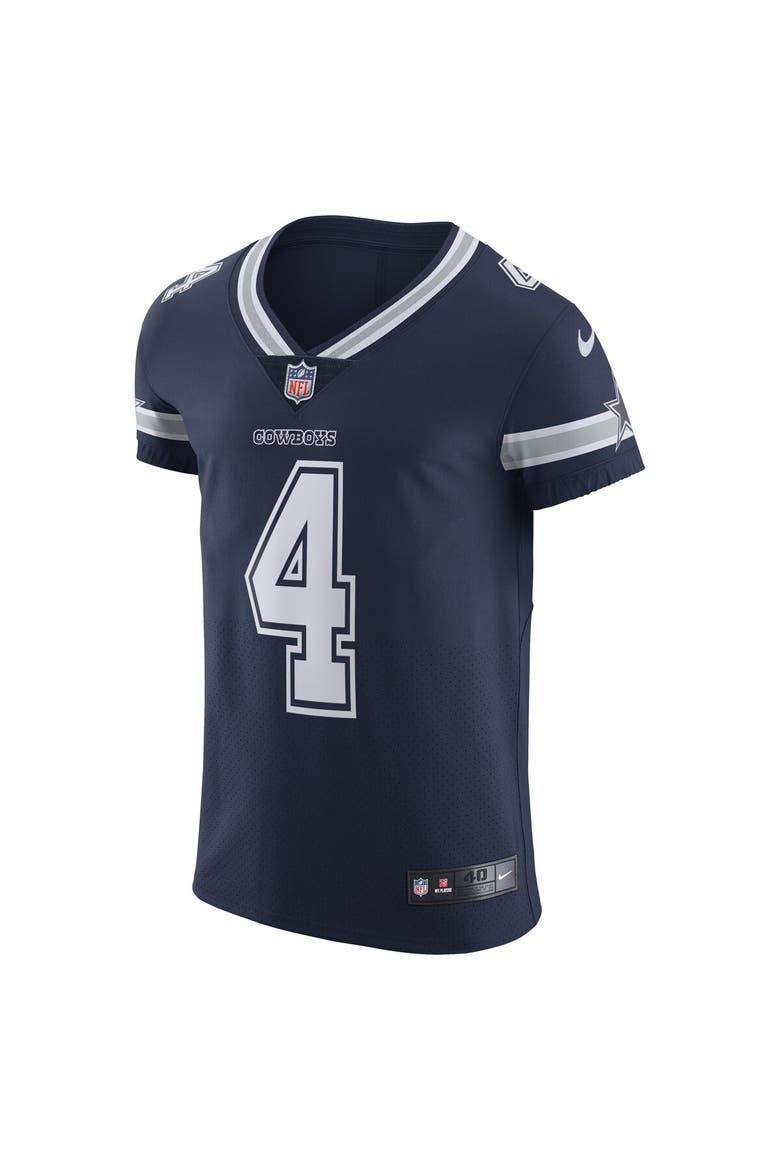 Men's Nike Dak Prescott Navy Dallas Cowboys Vapor Elite Player Team Jersey, Alternate, color, Navy