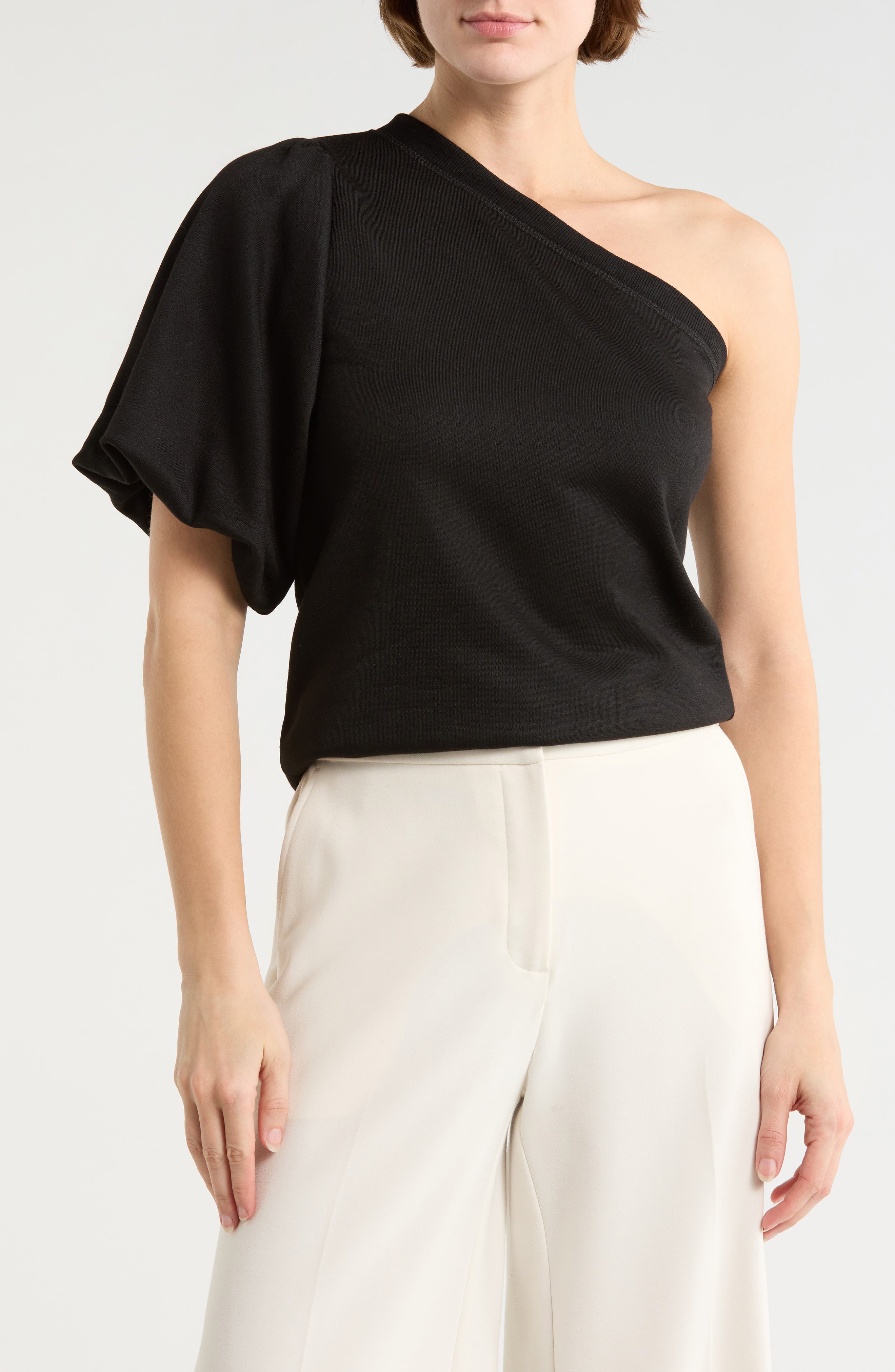 Tart Joylyn One Shoulder Flutter Sleeve Top