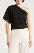 Tart Joylyn One Shoulder Flutter Sleeve Top