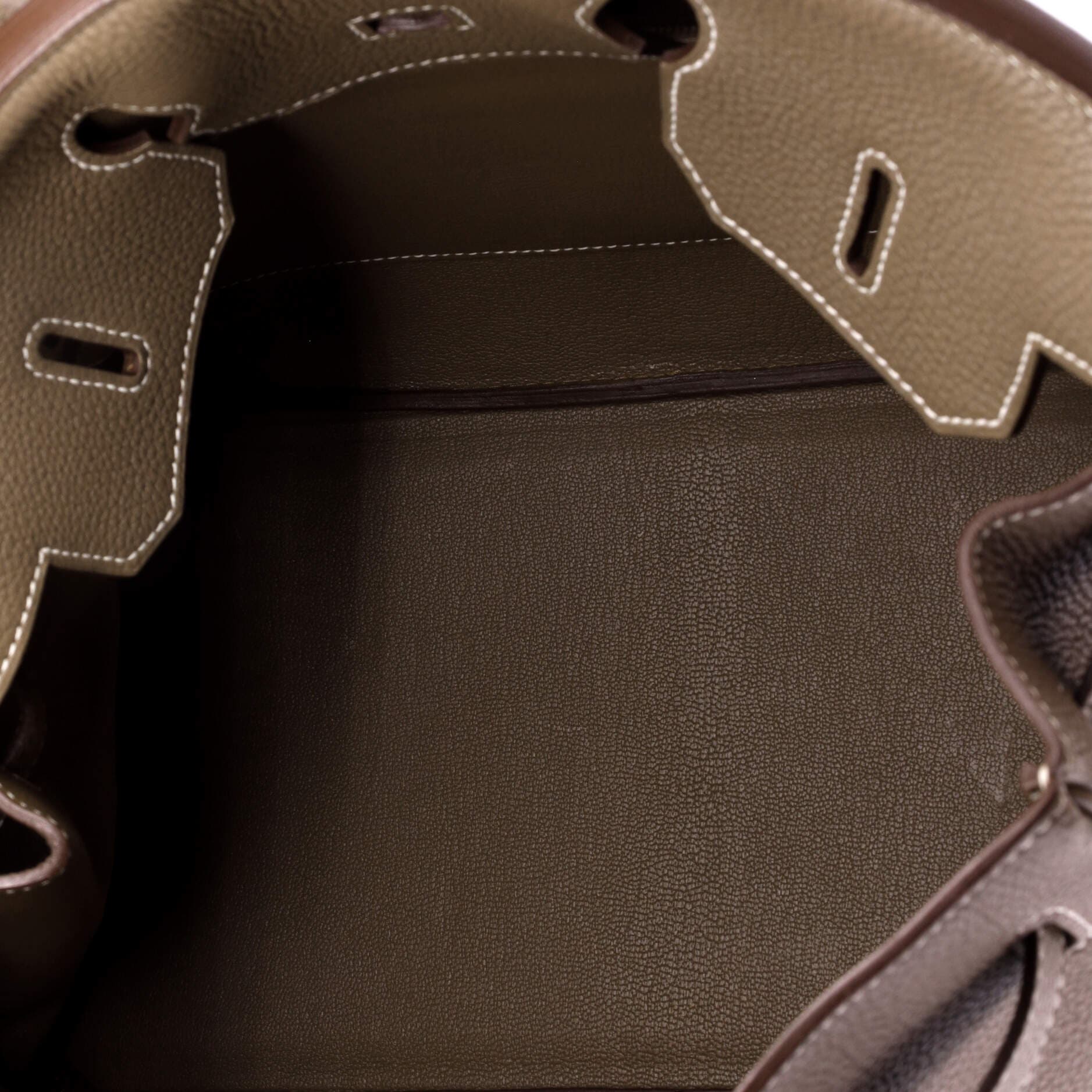 Pre-Owned Hermes Birkin Handbag Grey Togo with Palladium Hardware 35, Alternate, color, Etoupe