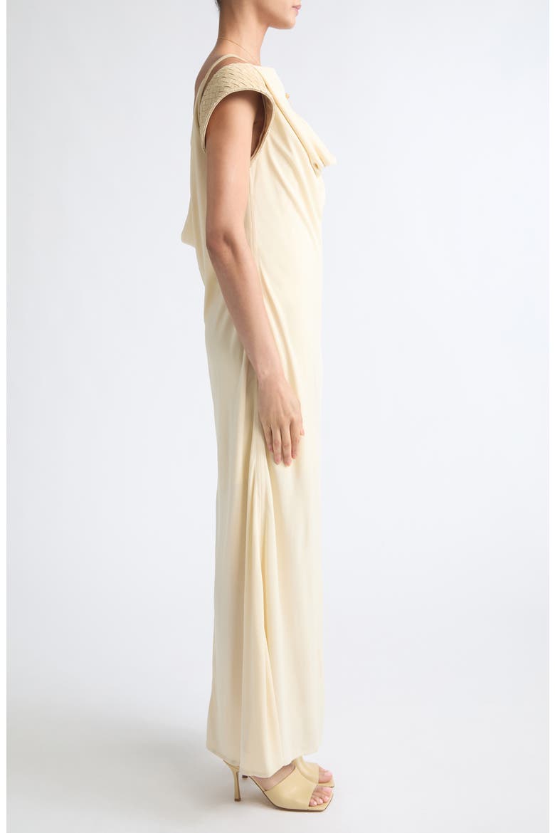 Crepe Viscose Jersey Dress, Alternate, color, 1326 PROSECCO
