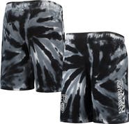 Outerstuff Youth Black Brooklyn Nets Santa Monica Tie-Dye Shorts
