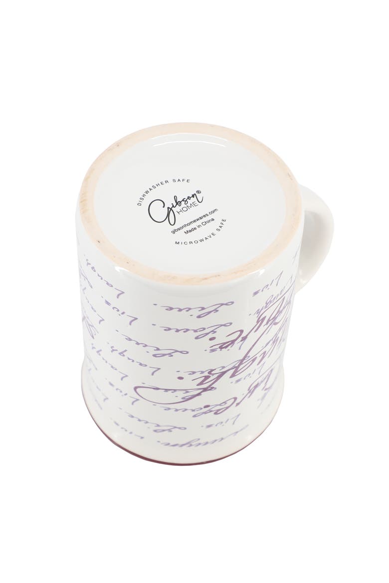 4 Piece 16 Ounce Stoneware Mug Set, Alternate, color, Purple