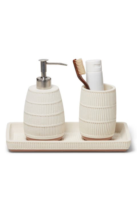3-Piece Bathroom Accessories Set