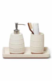 ROSELLI TRADING COMPANY 3-Piece Bathroom Accessories Set