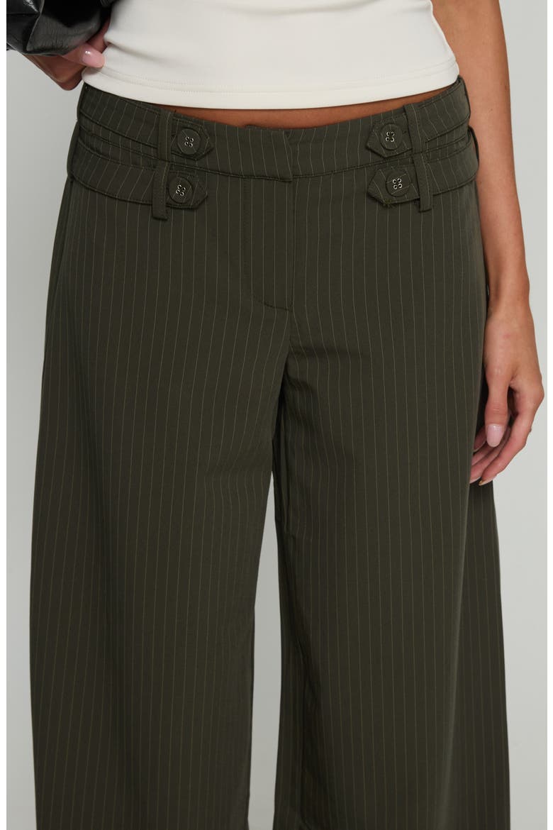 Jette Pinstripe Pants, Alternate, color, GREEN PINSTRIPE