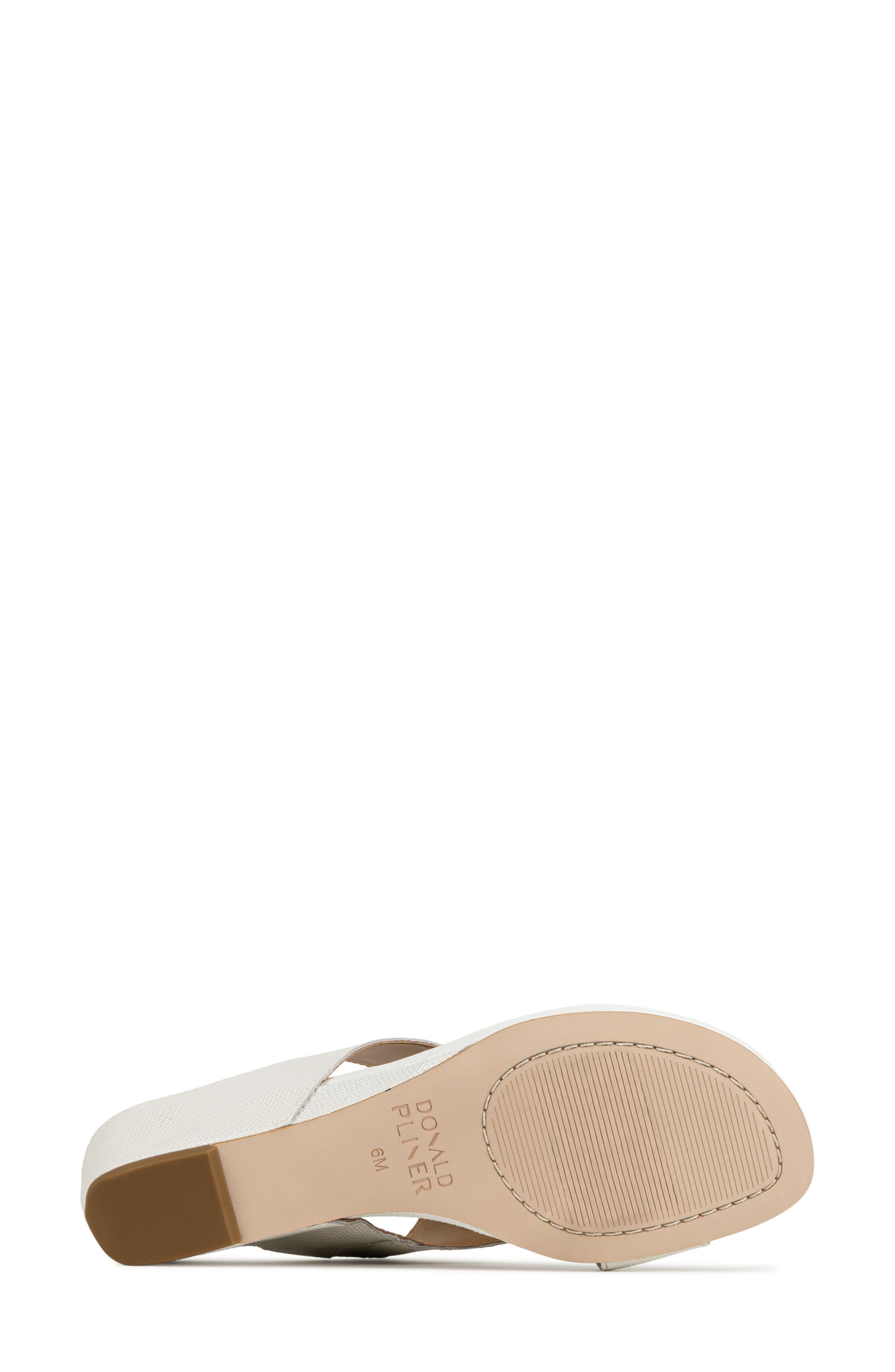 Toe Loop Wedge Sandal, Alternate, color, PORCELAIN