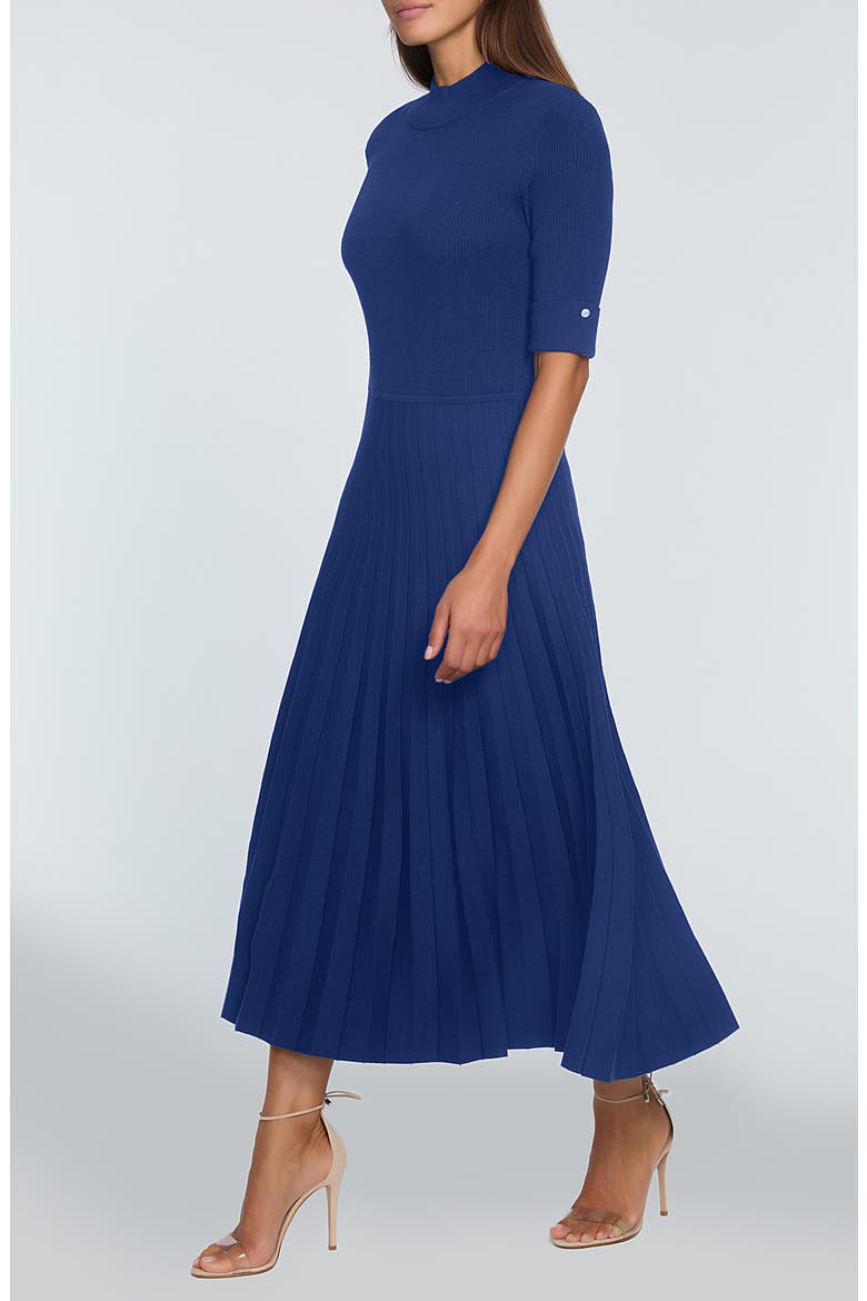 The Kamala Midi Sweater Dress, Alternate, color, DAPHNE BLUE