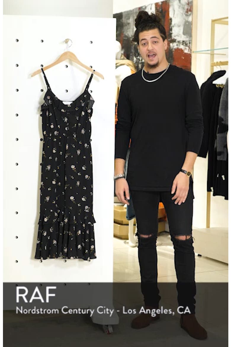 Cloud Steps Floral Midi Dress video