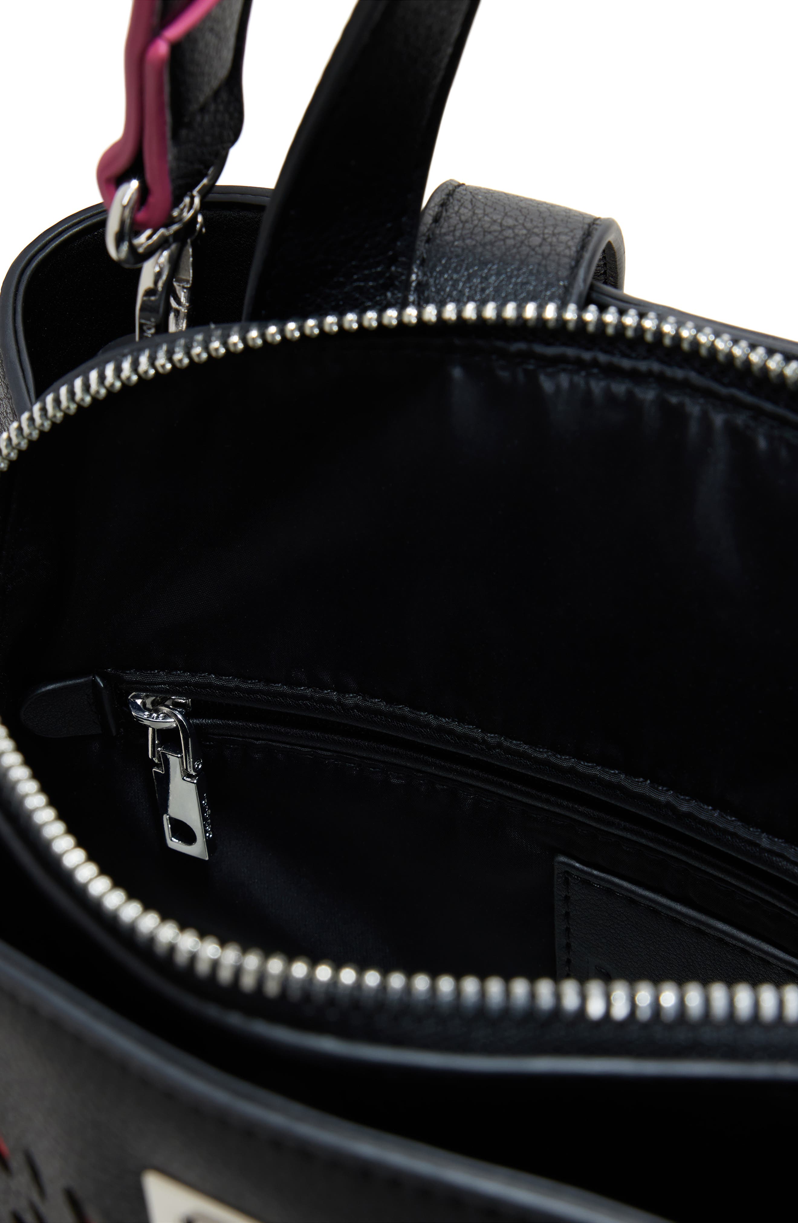 Desigual Mini Faux Leather Backpack, Alternate, color, 