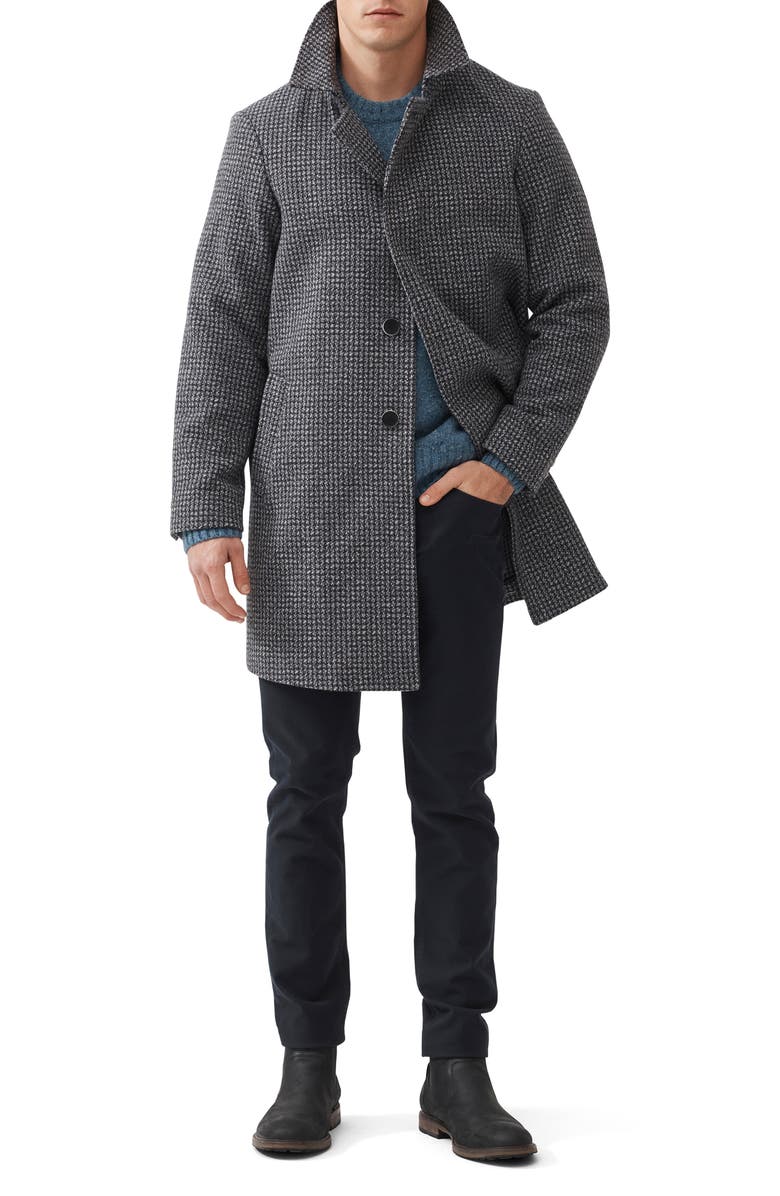 Rodd & Gunn Hundalee Houndstooth Overcoat, Alternate, color,