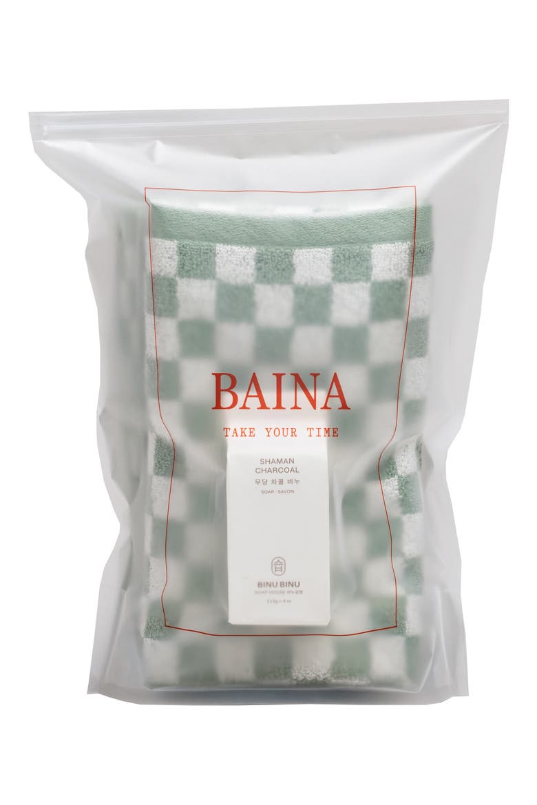 Hand Towels & Soap Gift Set, Alternate, color, SAGE AND CHALK