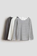 H&M 3-pack Long-sleeved T-shirts