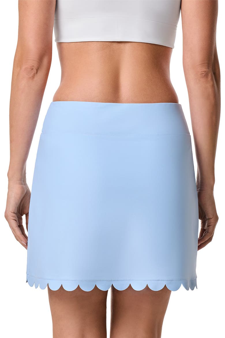 Sea Fan Scallop Skorts, UPF 50+ Sun Protection, Alternate, color, Skyride