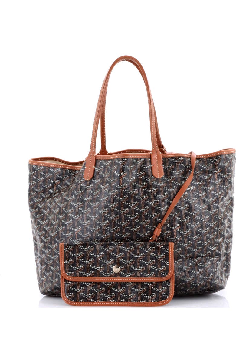 Pre-Owned Goyard Saint Louis Tote Coated Canvas PM, Alternate, color, Brown