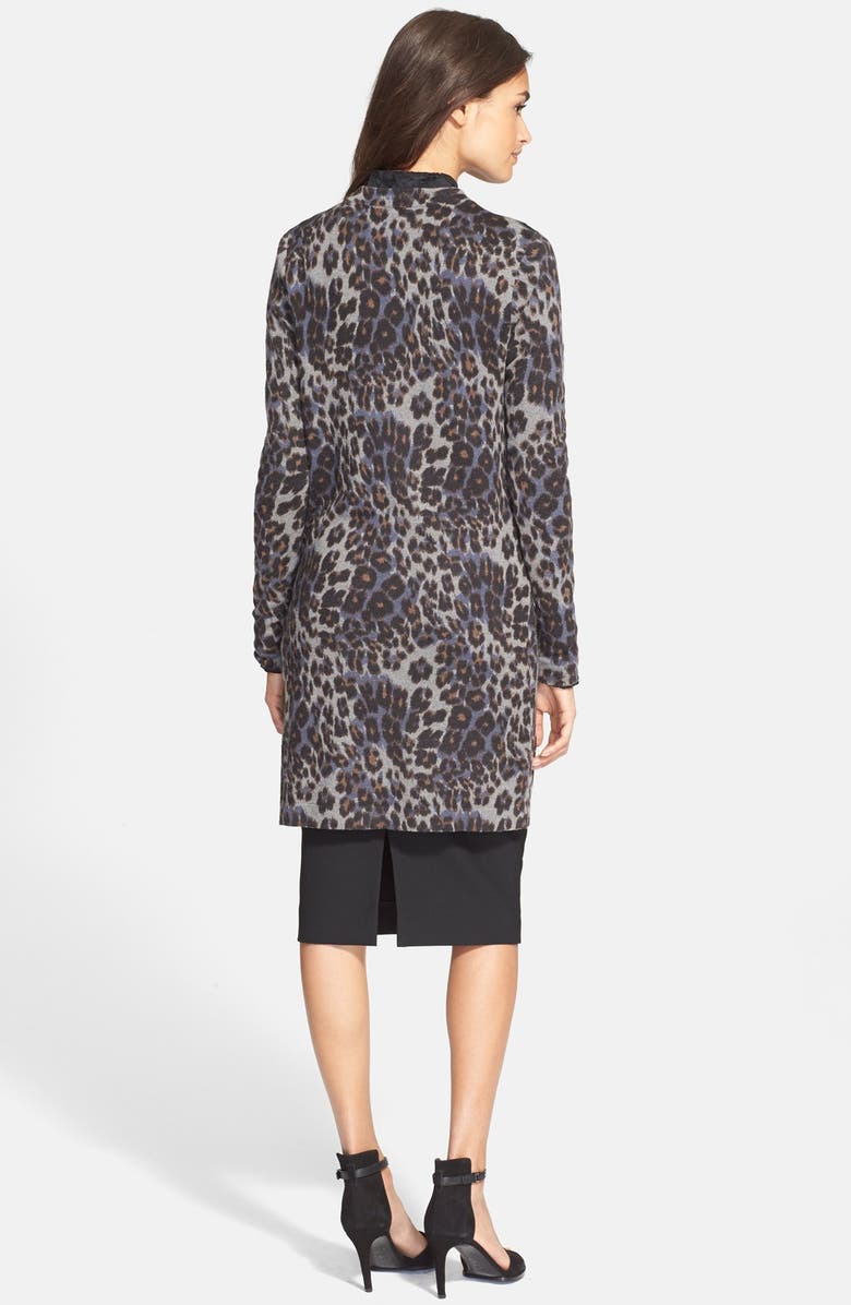 Diane von Furstenberg 'Kalani' Wool Blend Long Cardigan, Alternate, color, 