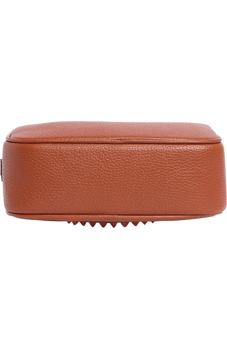 VALENTINO BY MARIO VALENTINO Mia Rock Stud Leather Crossbody Bag, Alternate, color, Whiskey