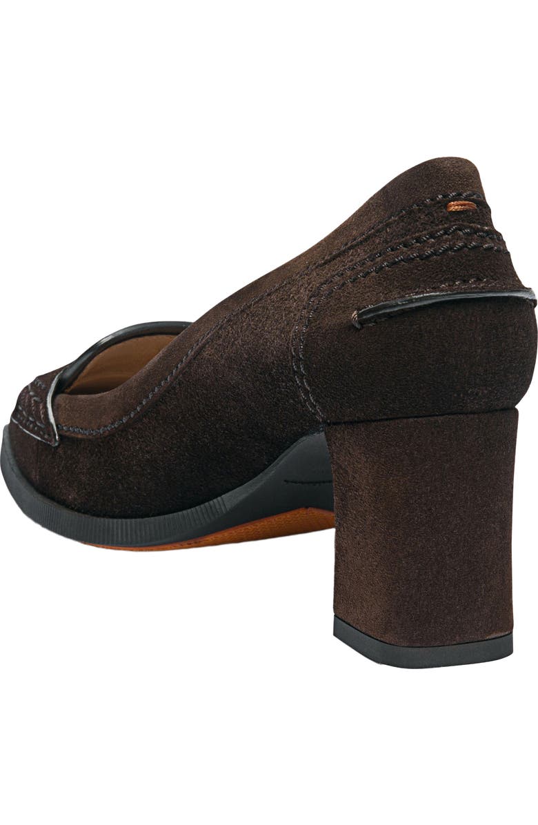 Santoni Women's suede mid-heel pump, Alternate, color,