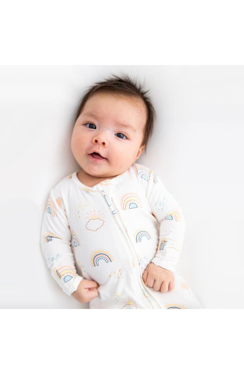 Bellabu Bear Baby Rainbows Convertible Footie, Alternate, color, Rainbows