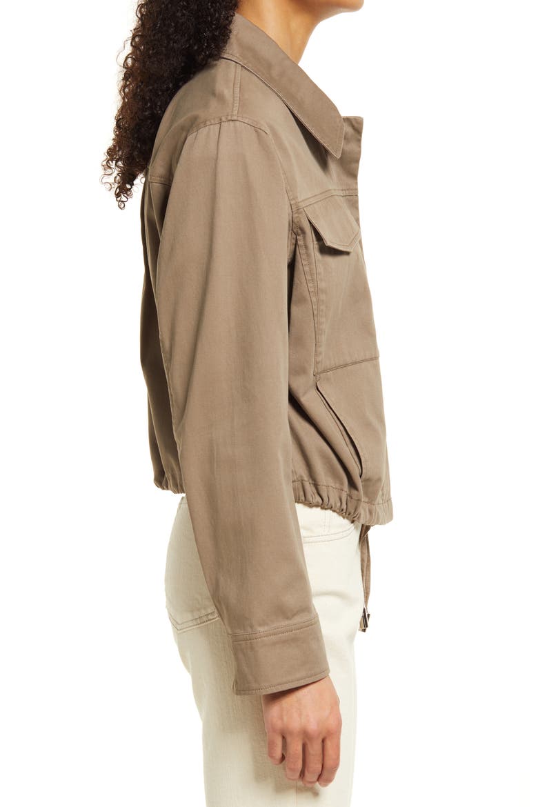 Crop Utility Jacket, Alternate, color, LODEN