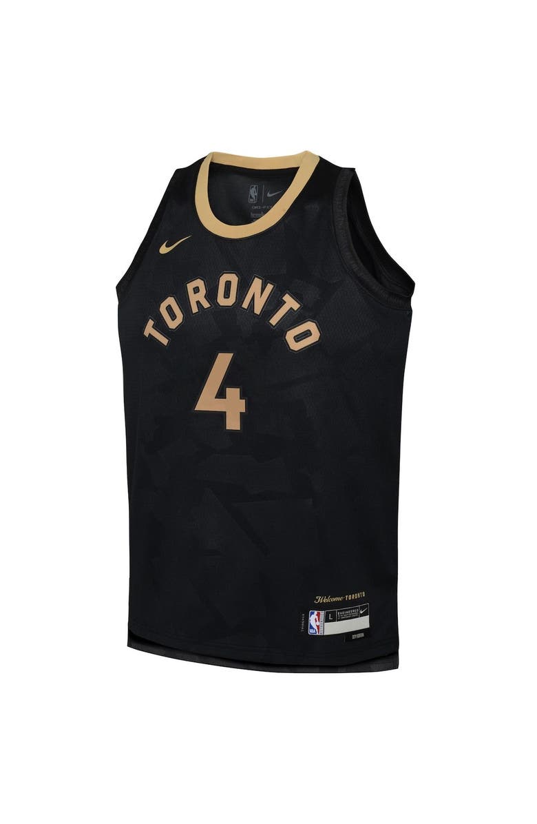 Nike Youth Nike Scottie Barnes Black Toronto Raptors 2022/23 Swingman Jersey - City Edition, Alternate, color, 